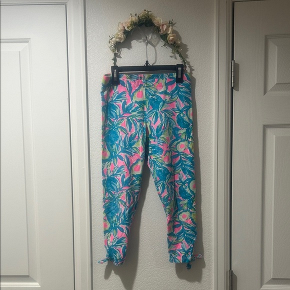 Lilly Pulitzer Other - Lilly Pulitzer Vibrant Floral Kids Leggings